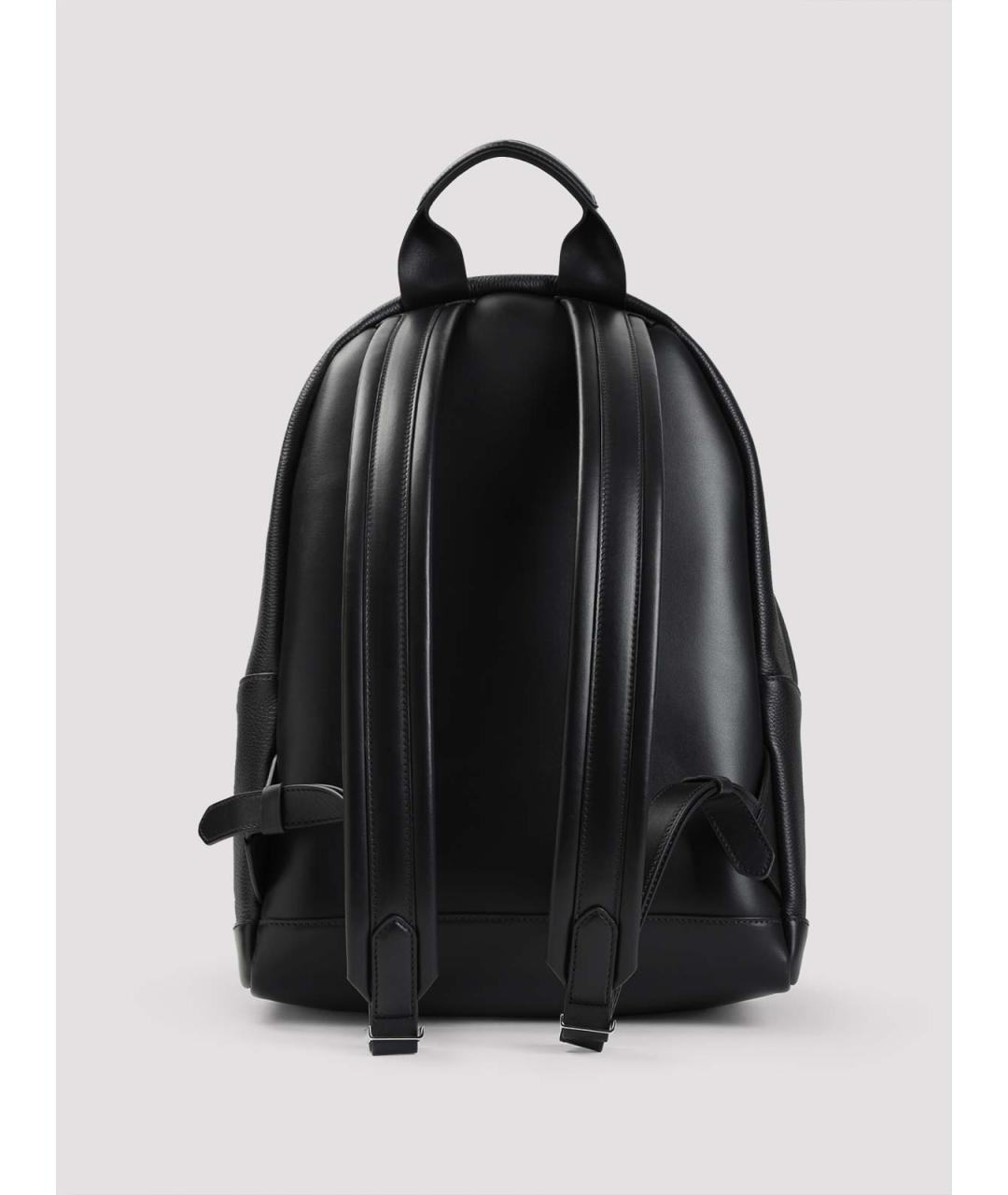 TOM FORD Черный кожаный рюкзак, фото 2