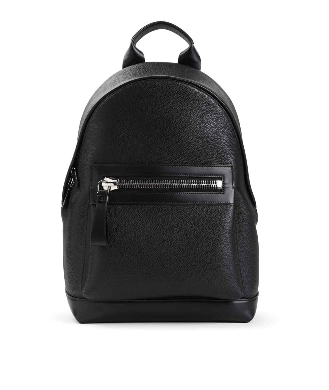 TOM FORD Черный кожаный рюкзак, фото 1