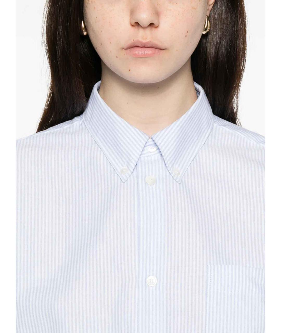 A.P.C. Голубая хлопковая рубашка, фото 2