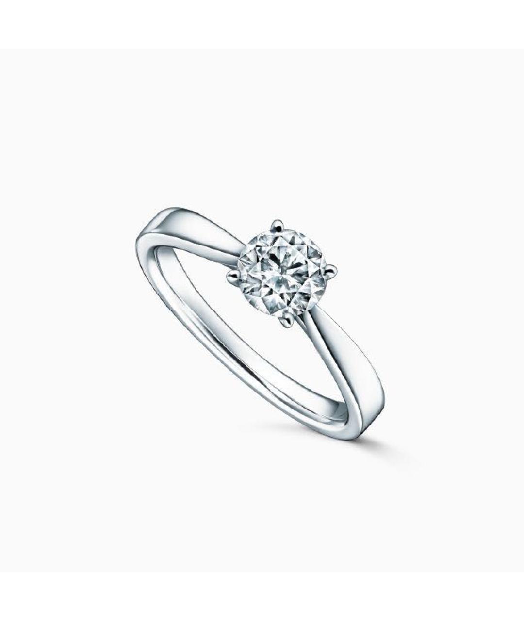TIFFANY&CO Серебряное платиновое кольцо, фото 8