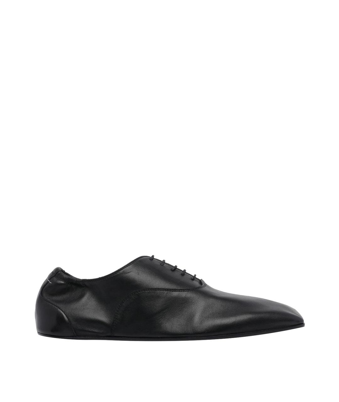 MM6 MAISON MARGIELA Черные кожаные туфли, фото 1
