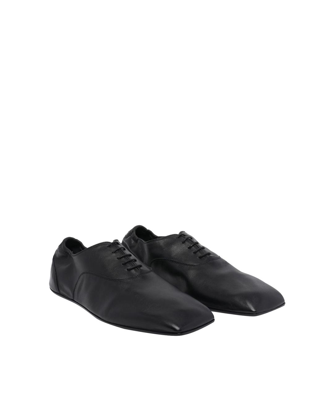 MM6 MAISON MARGIELA Черные кожаные туфли, фото 2