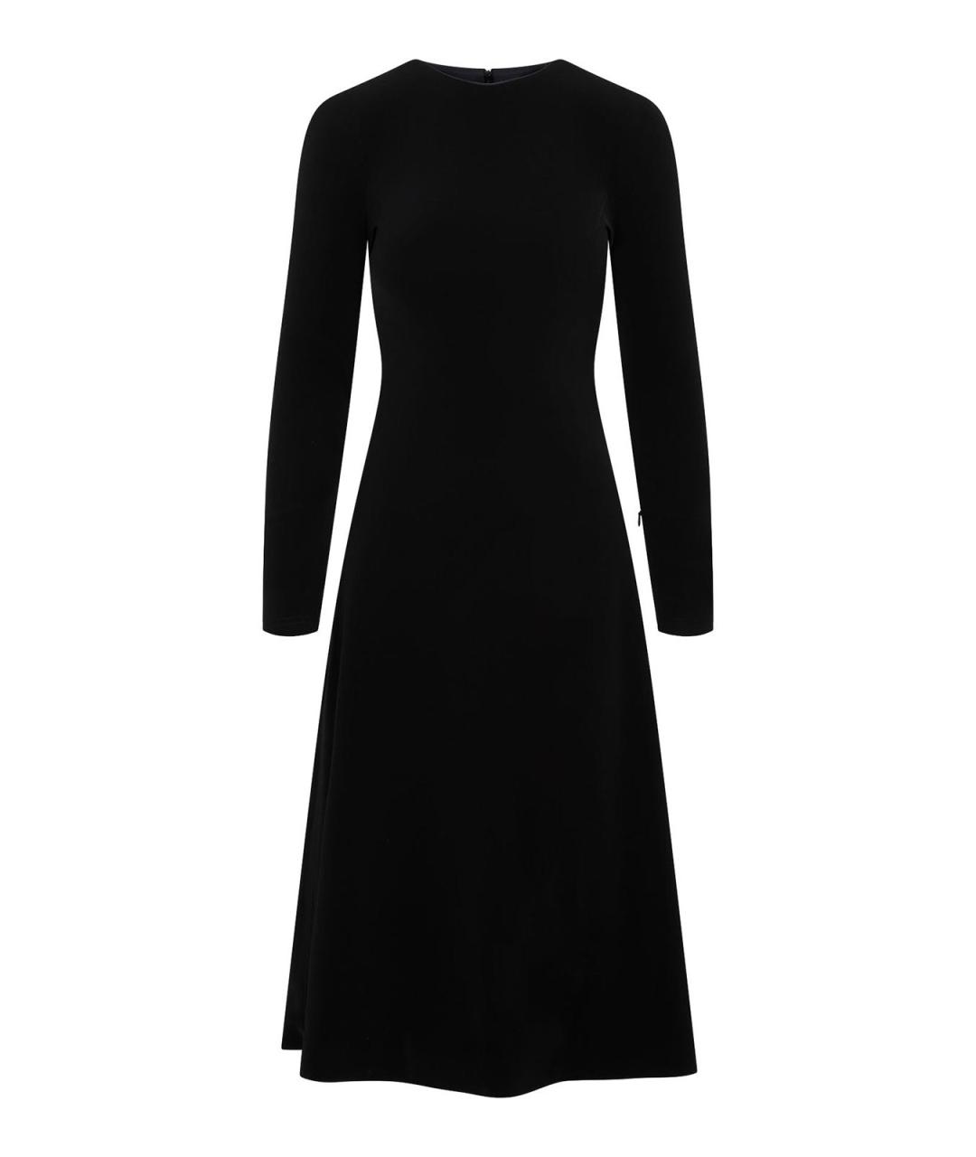 BALENCIAGA Черное полиэстеровое вечернее платье, фото 1