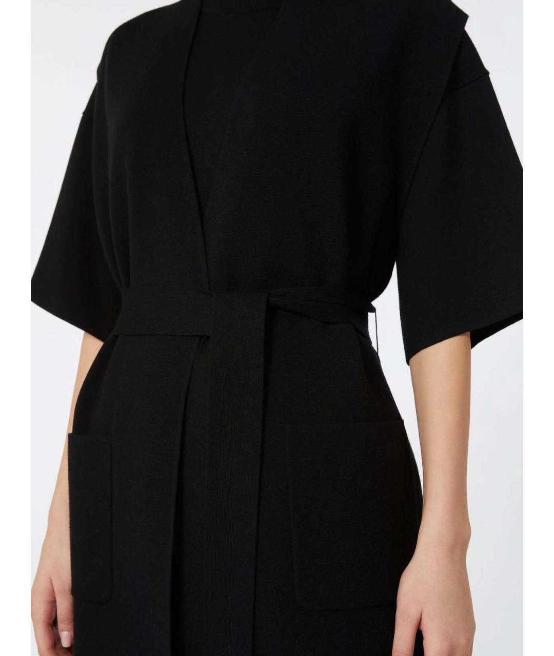 MAX MARA STUDIO Черный жилет, фото 5