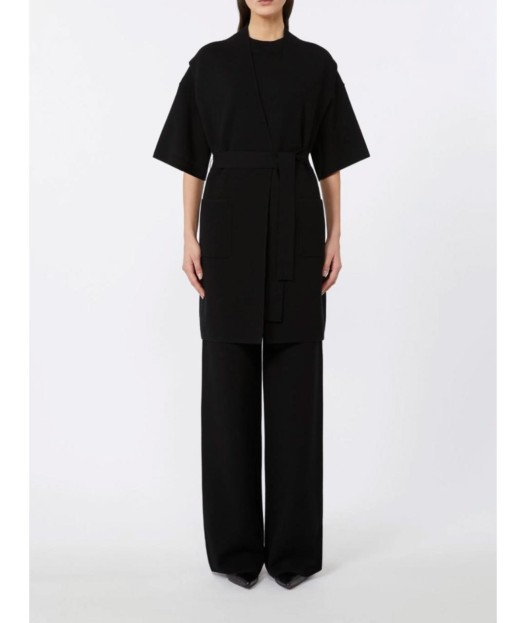 MAX MARA STUDIO Черный жилет, фото 3