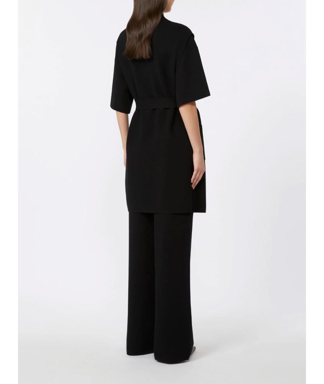 MAX MARA STUDIO Черный жилет, фото 4