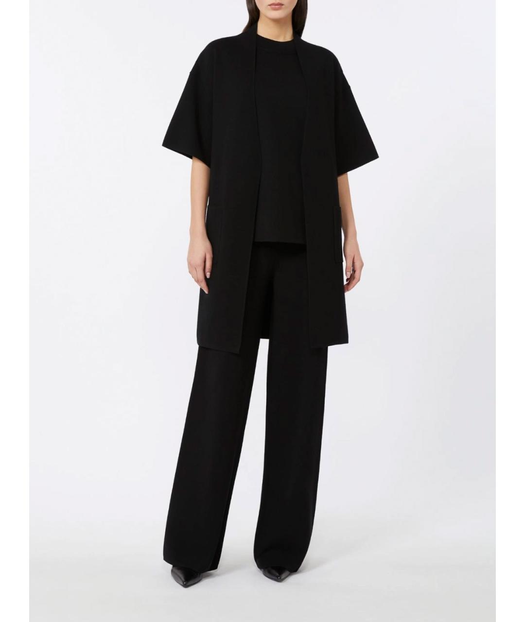 MAX MARA STUDIO Черный жилет, фото 2