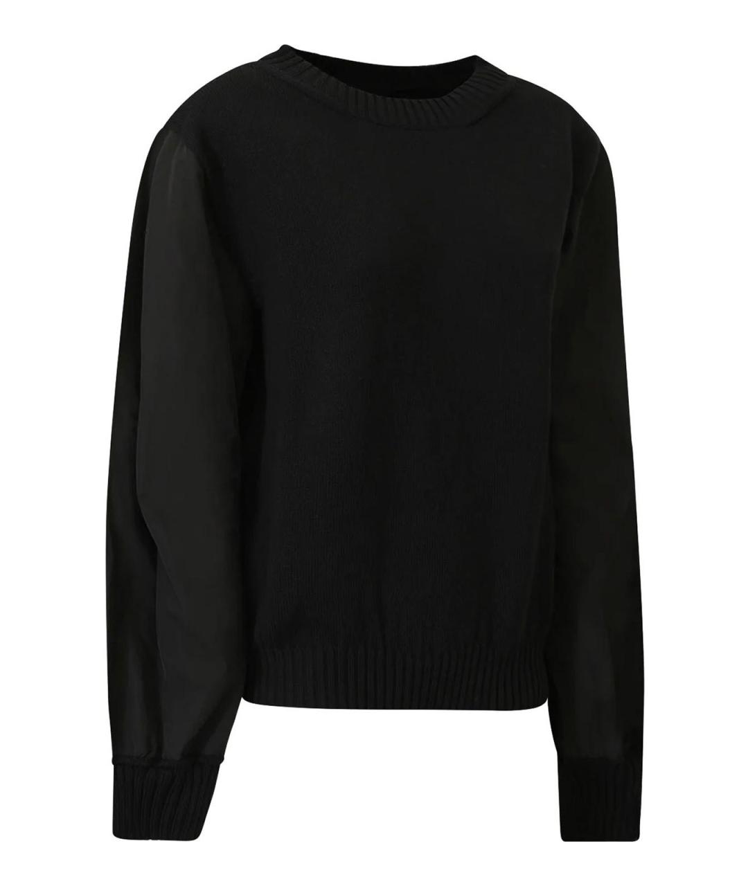 MAX MARA Черный полиэстеровый джемпер / свитер, фото 3