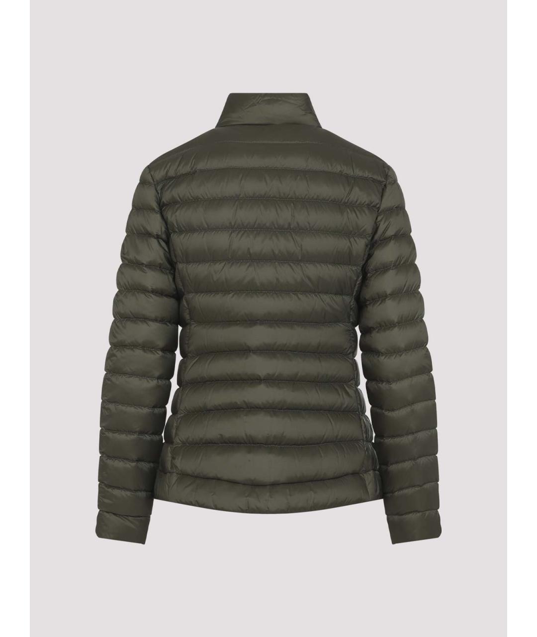 MONCLER Зеленая полиамидовая куртка, фото 2