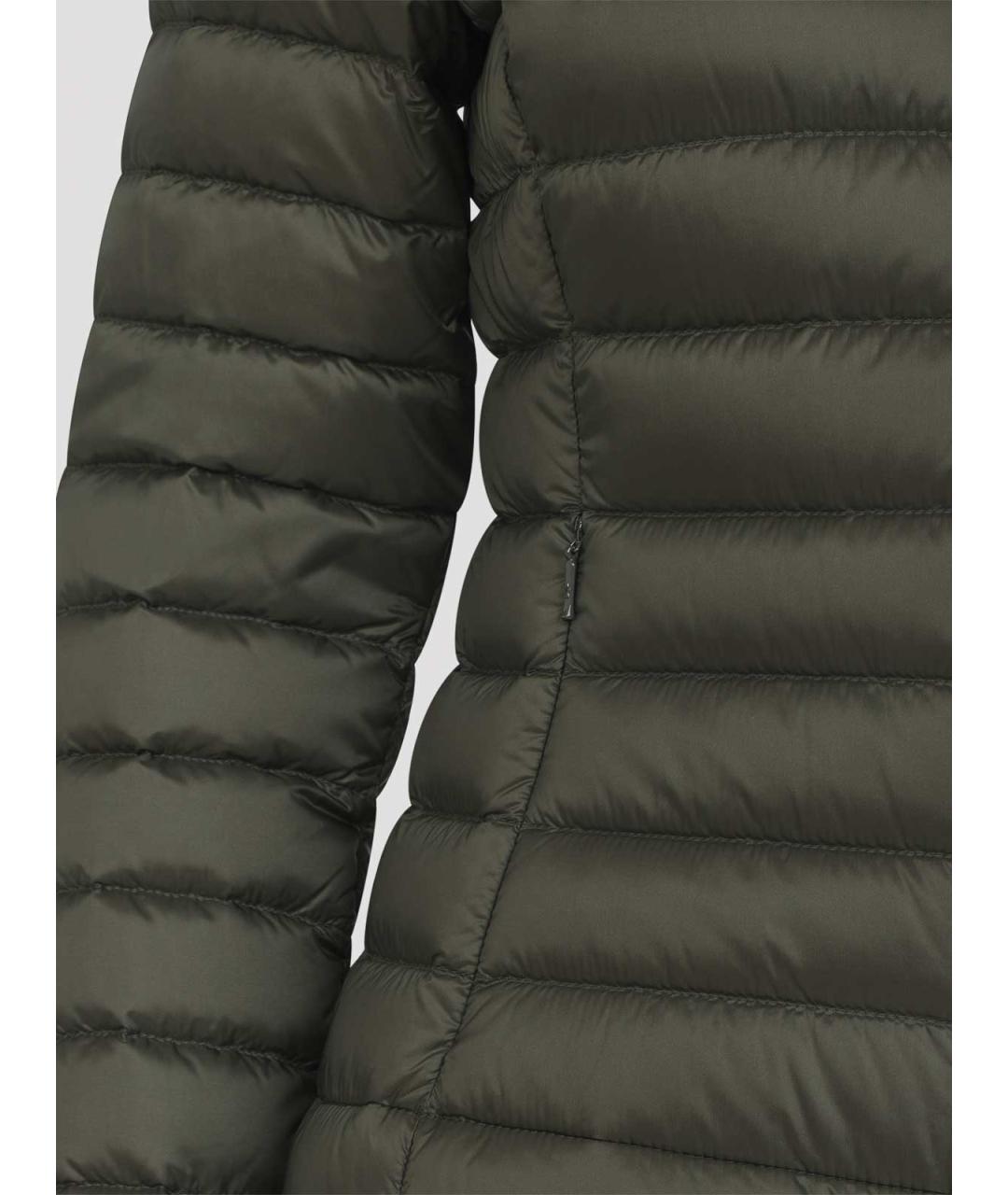 MONCLER Зеленая полиамидовая куртка, фото 3