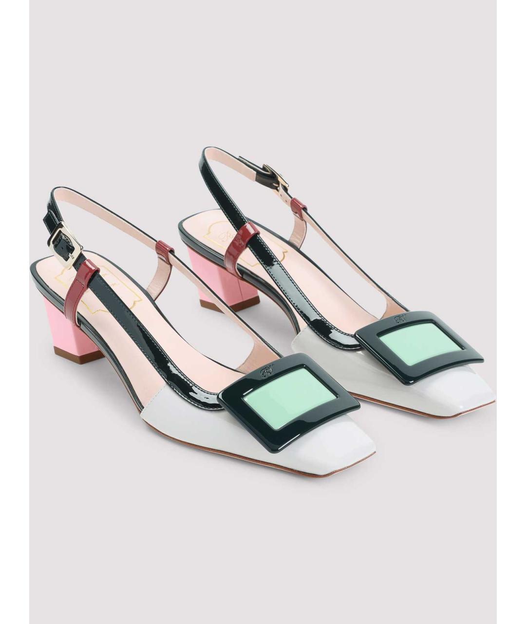ROGER VIVIER Мульти туфли из лакированной кожи, фото 3