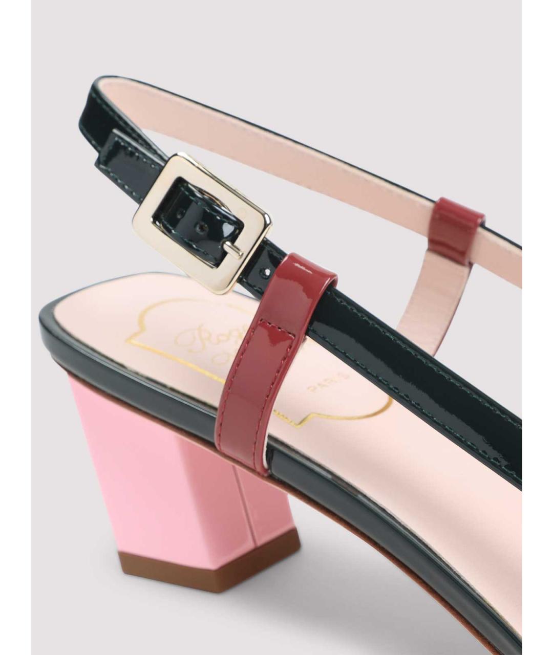 ROGER VIVIER Мульти туфли из лакированной кожи, фото 5