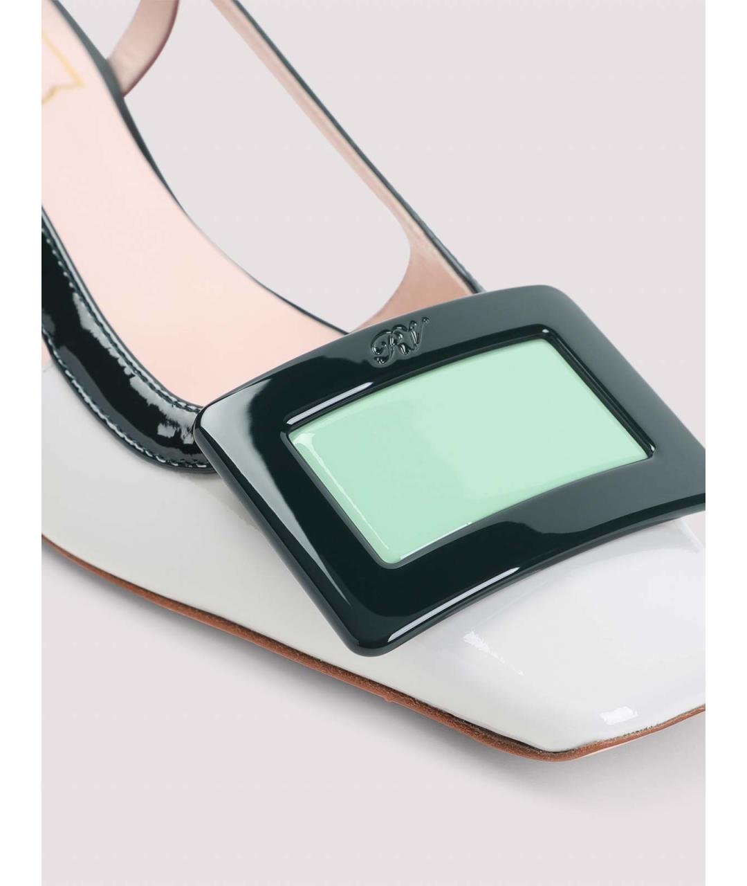 ROGER VIVIER Мульти туфли из лакированной кожи, фото 4