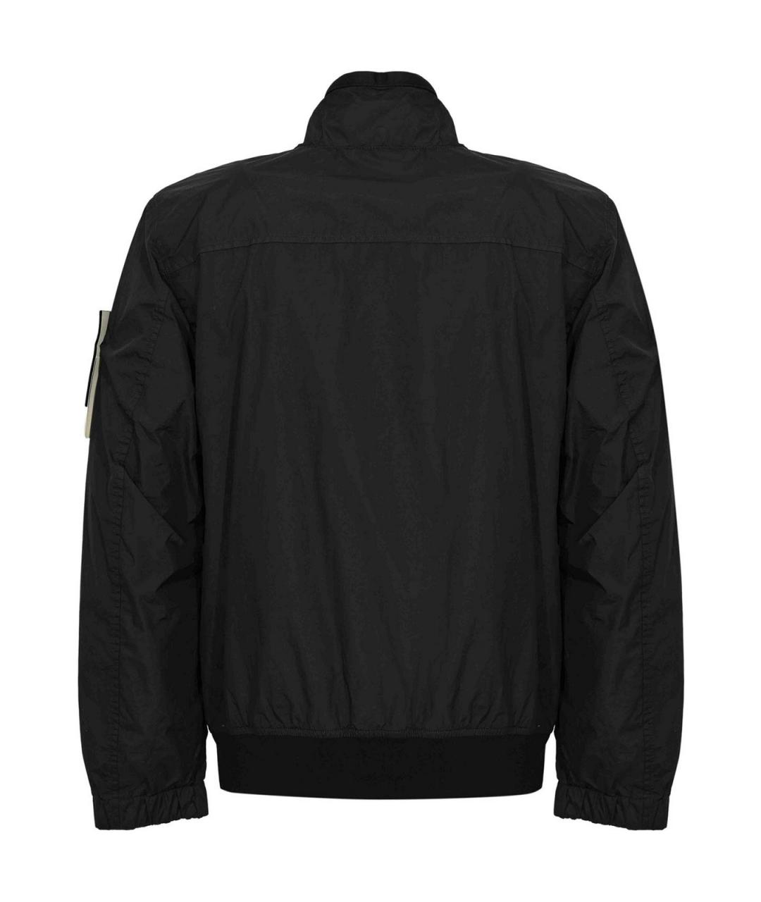 STONE ISLAND Темно-синяя полиамидовая куртка, фото 2