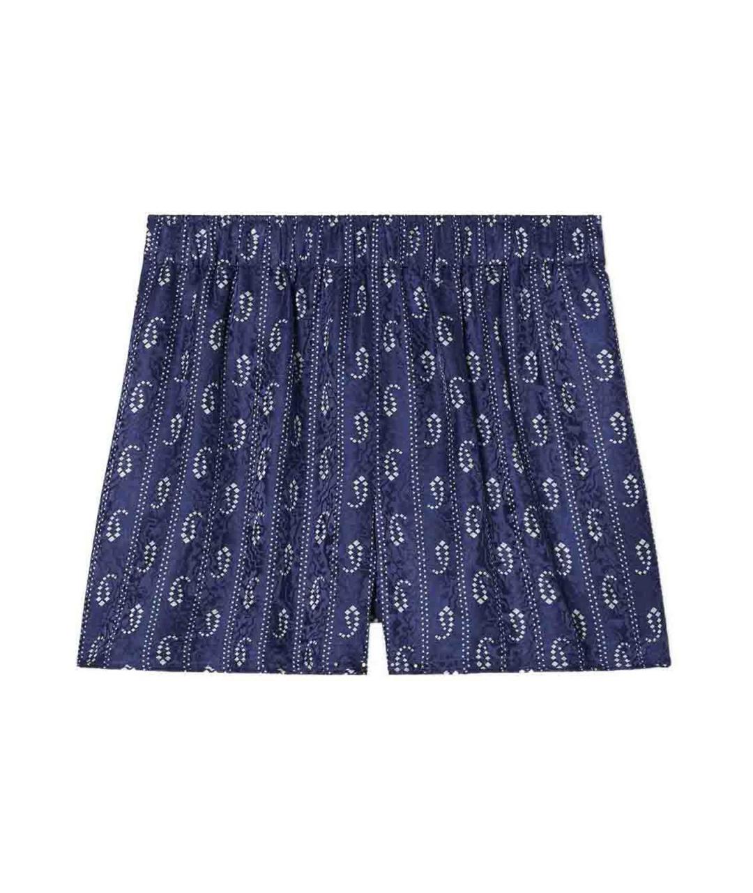 TORY BURCH Синие вискозные шорты, фото 1