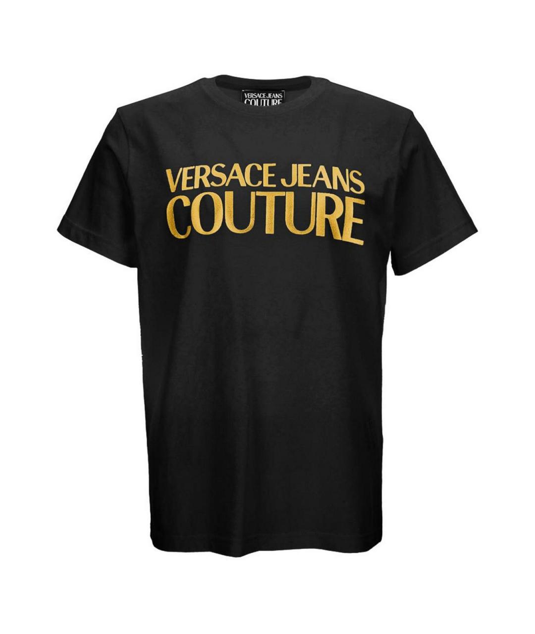VERSACE JEANS COUTURE Черная футболка, фото 1