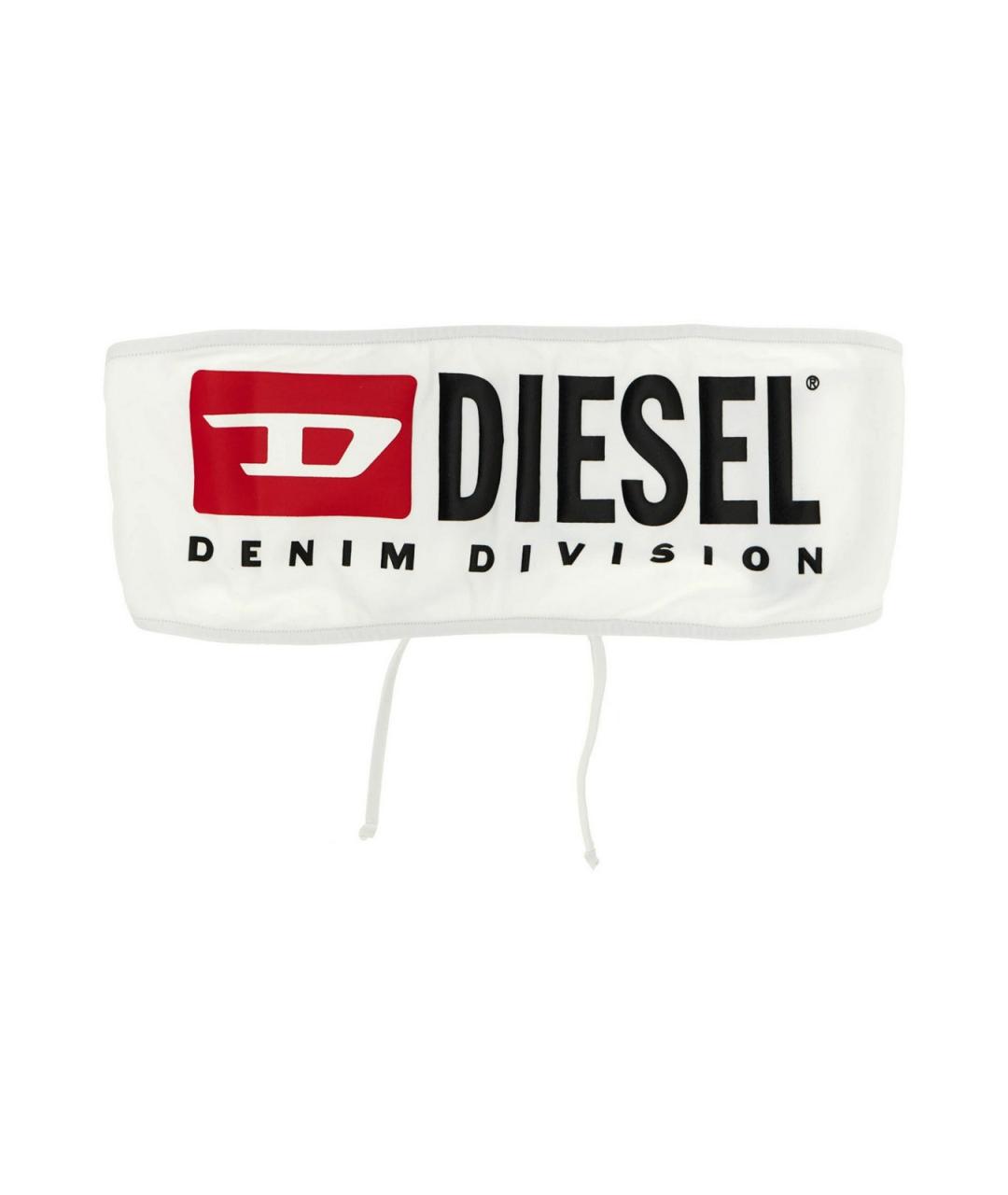 DIESEL Белая полиамидовая майка, фото 1