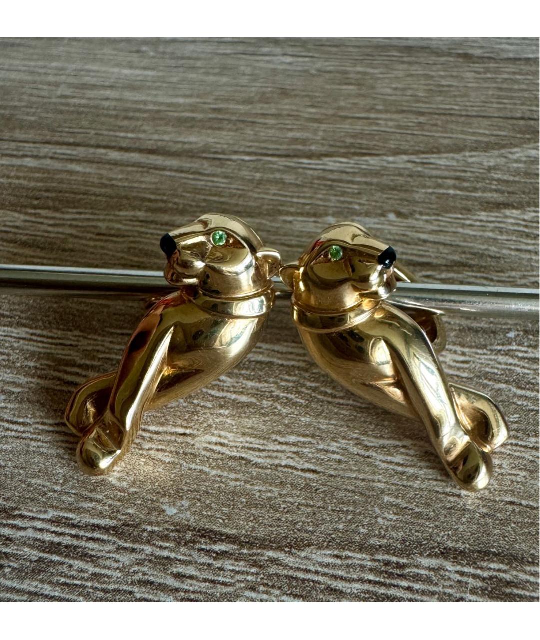 CARTIER Золотые серьги из желтого золота, фото 6