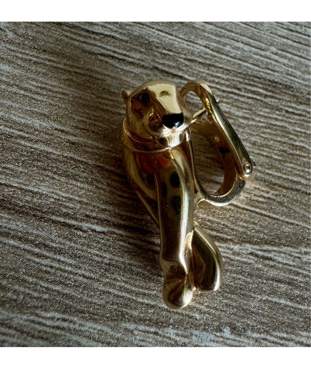 CARTIER Золотые серьги из желтого золота, фото 5
