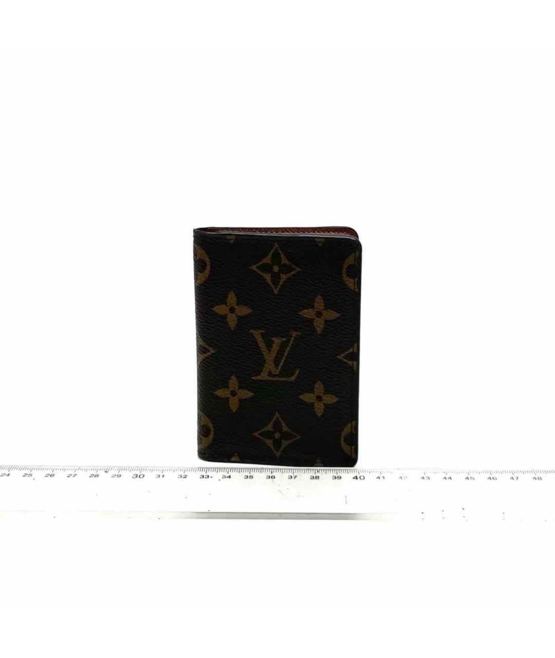 LOUIS VUITTON Коричневый кошелек, фото 8