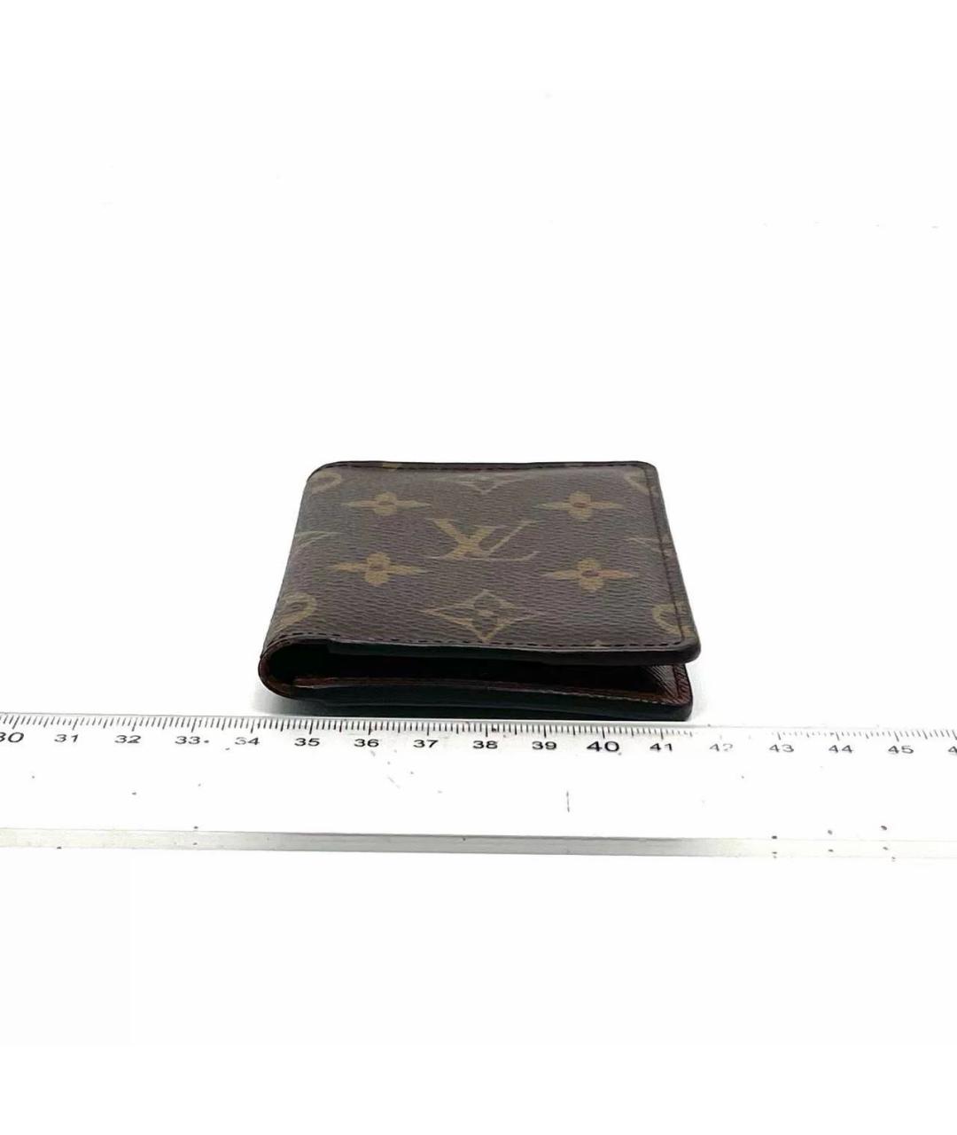 LOUIS VUITTON Коричневый кошелек, фото 4