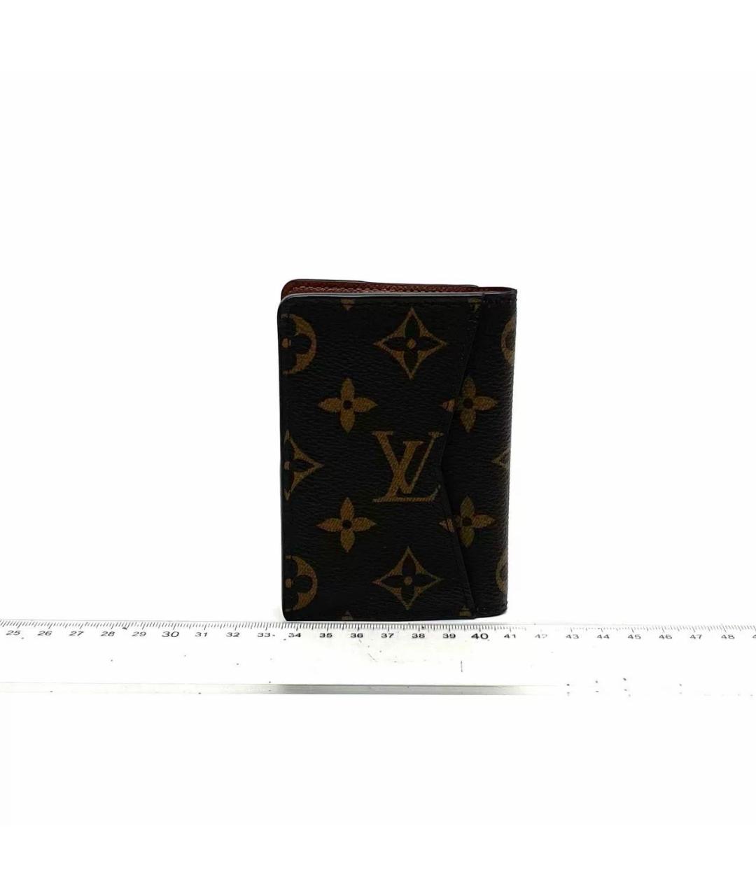 LOUIS VUITTON Коричневый кошелек, фото 2