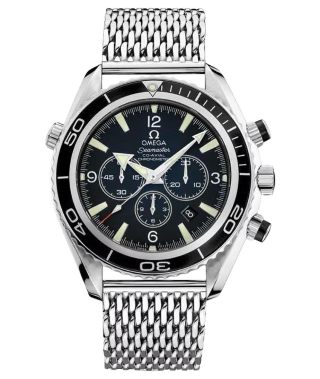 OMEGA Серебряные металлические часы, фото 1