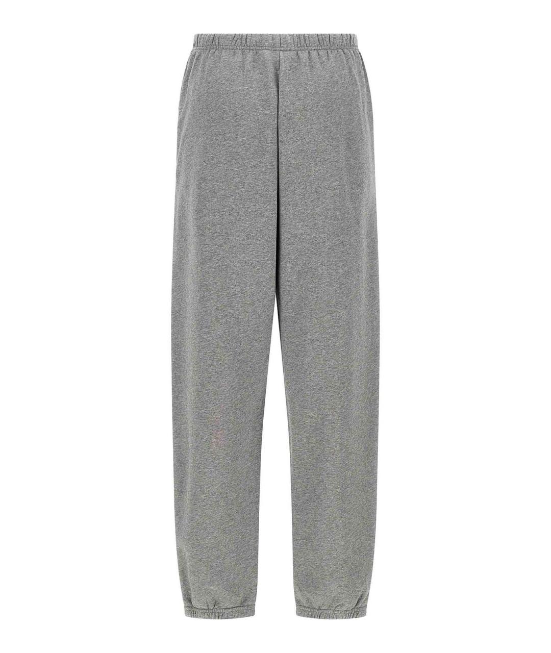 MM6 MAISON MARGIELA Серые хлопковые спортивные брюки и шорты, фото 2