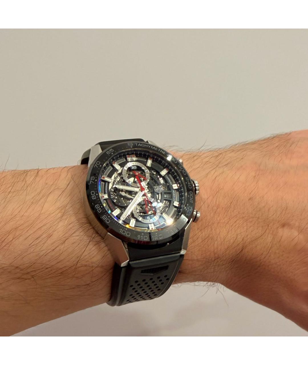 TAG HEUER Черные часы, фото 7