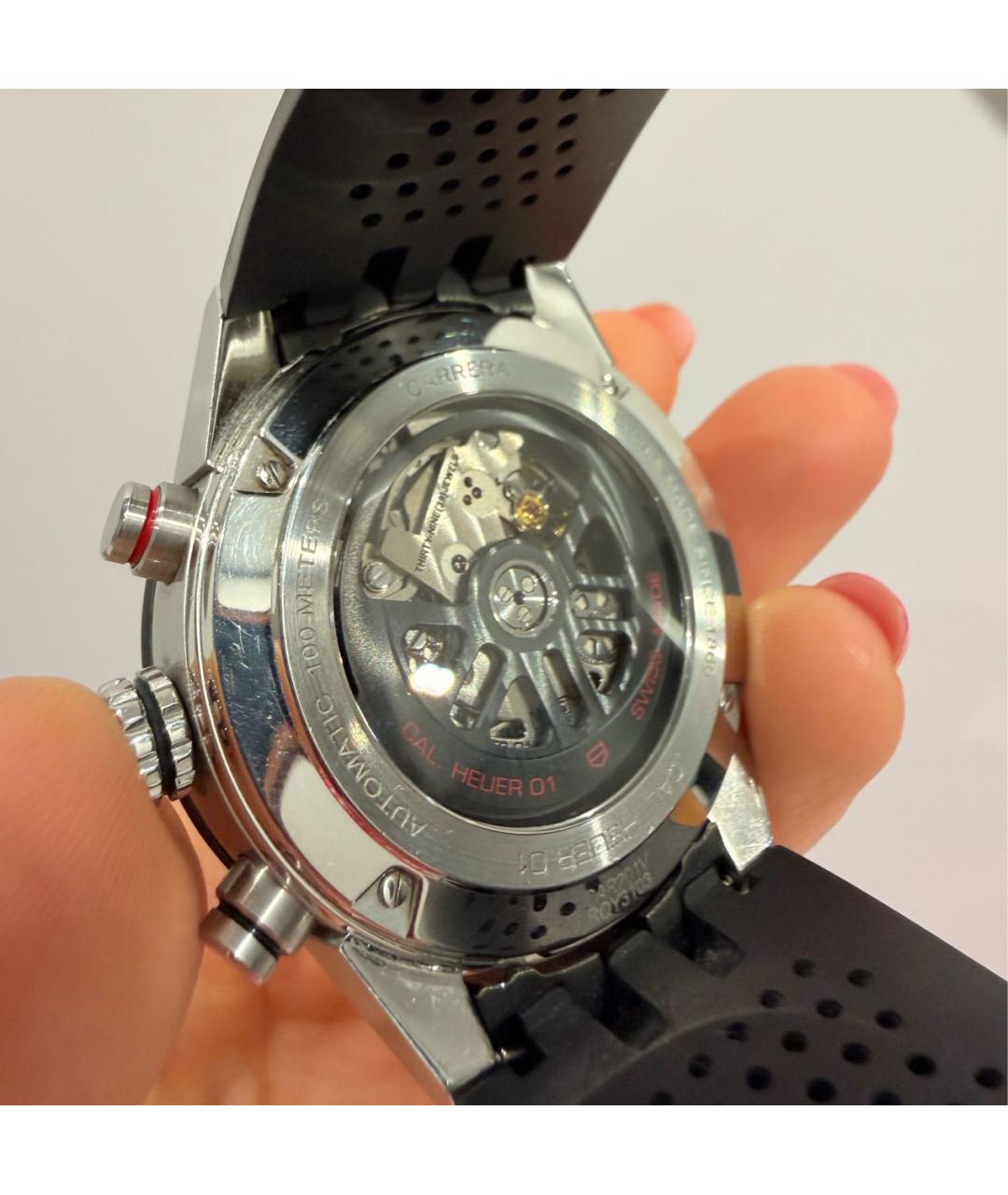 TAG HEUER Черные часы, фото 3