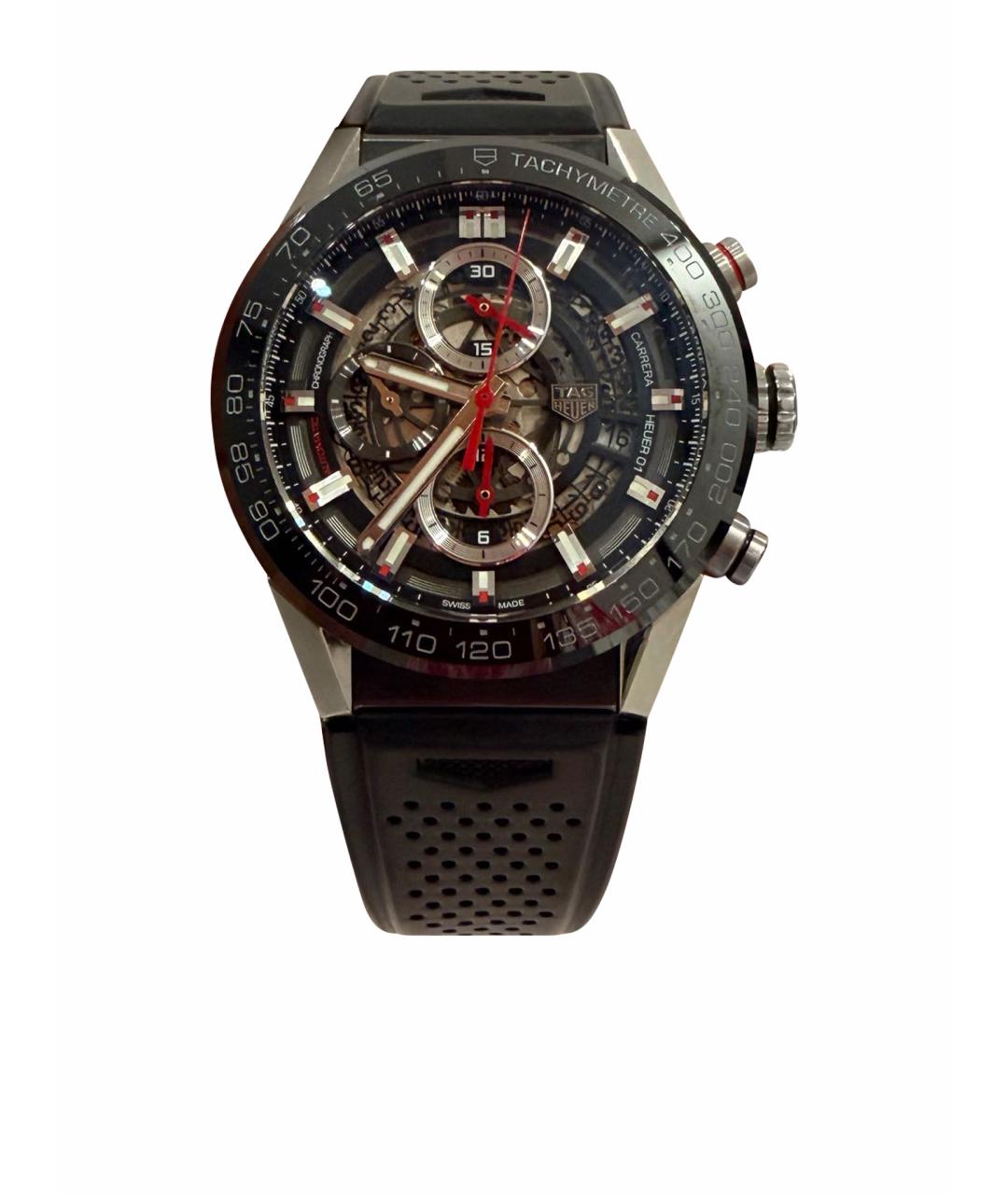TAG HEUER Черные часы, фото 1
