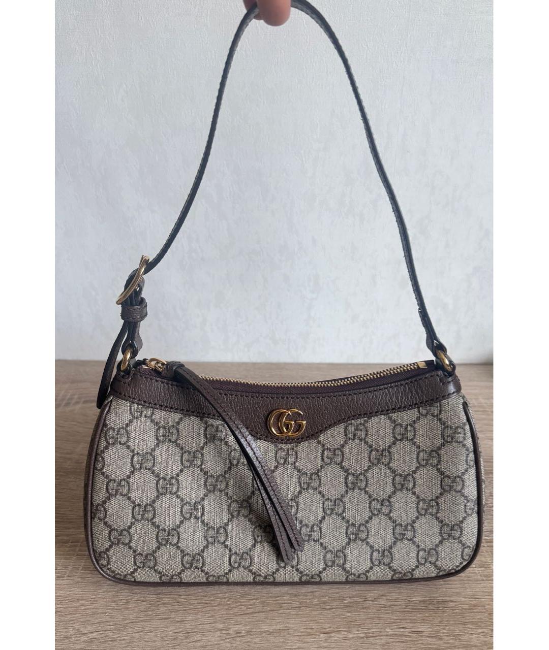 GUCCI Бежевая сумка через плечо, фото 9