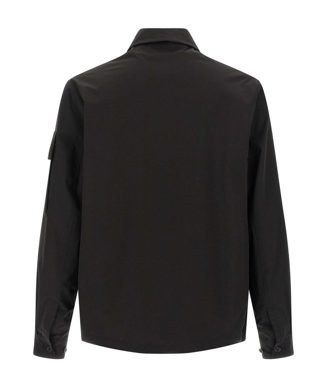 CP COMPANY Черная полиэстеровая куртка, фото 2