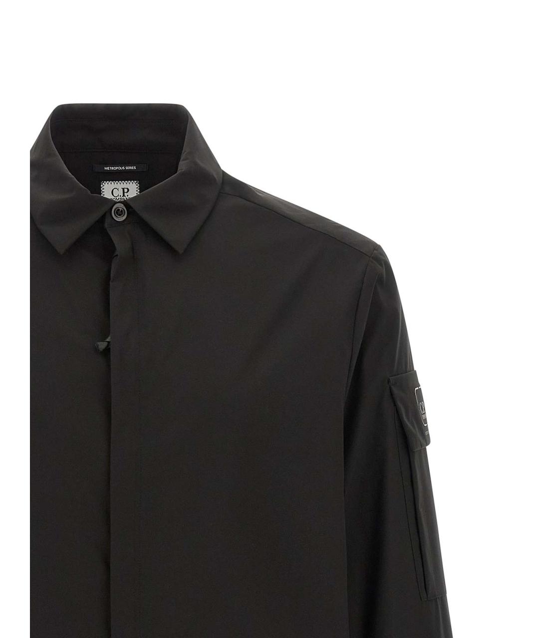 CP COMPANY Черная полиэстеровая куртка, фото 3