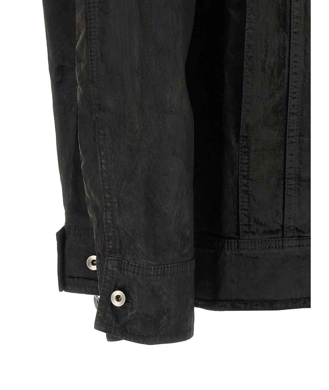 RICK OWENS DRKSHDW Черная хлопковая кэжуал рубашка, фото 4