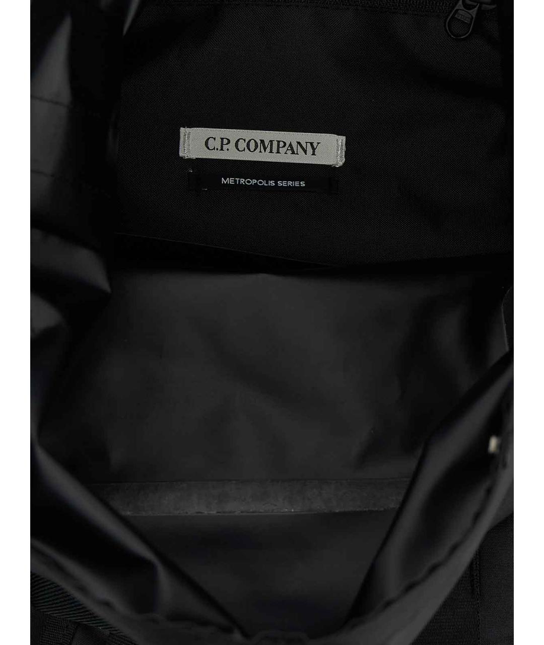 CP COMPANY Черный синтетический рюкзак, фото 4