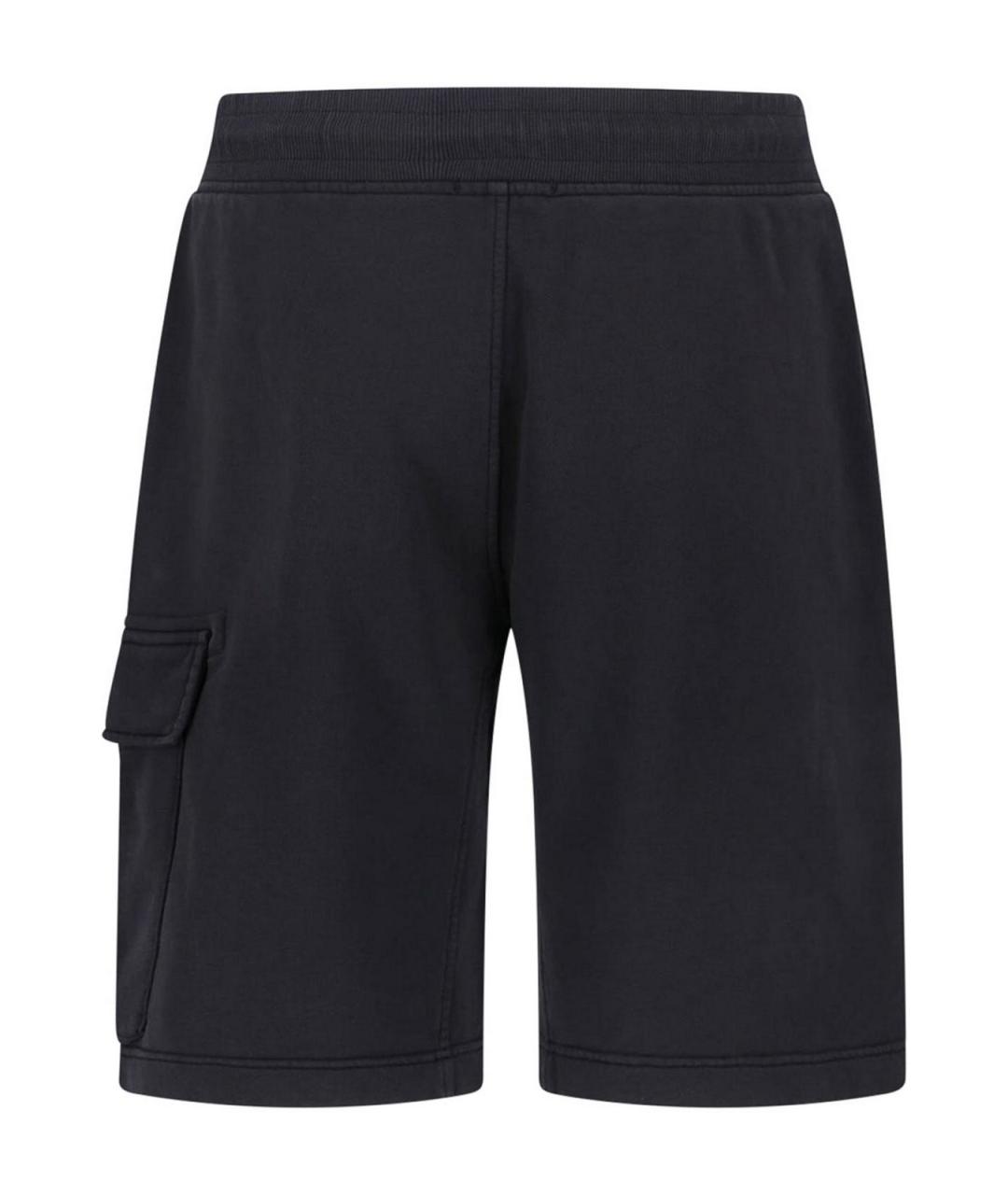 CP COMPANY Черные хлопковые шорты, фото 2