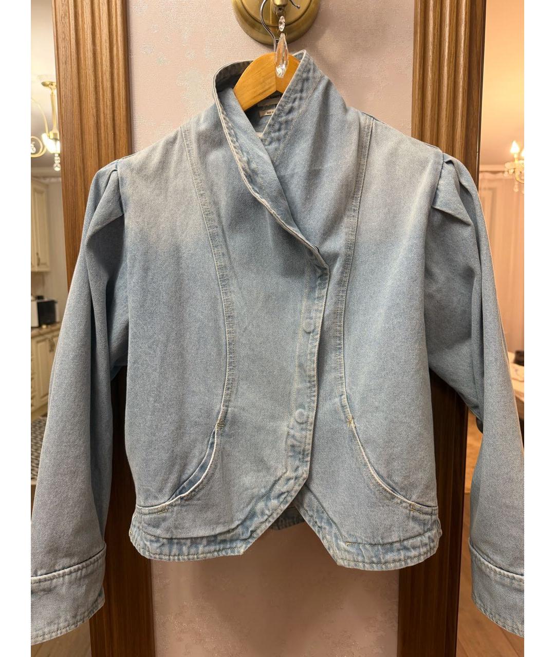 ISABEL MARANT ETOILE Голубая деним куртка, фото 4