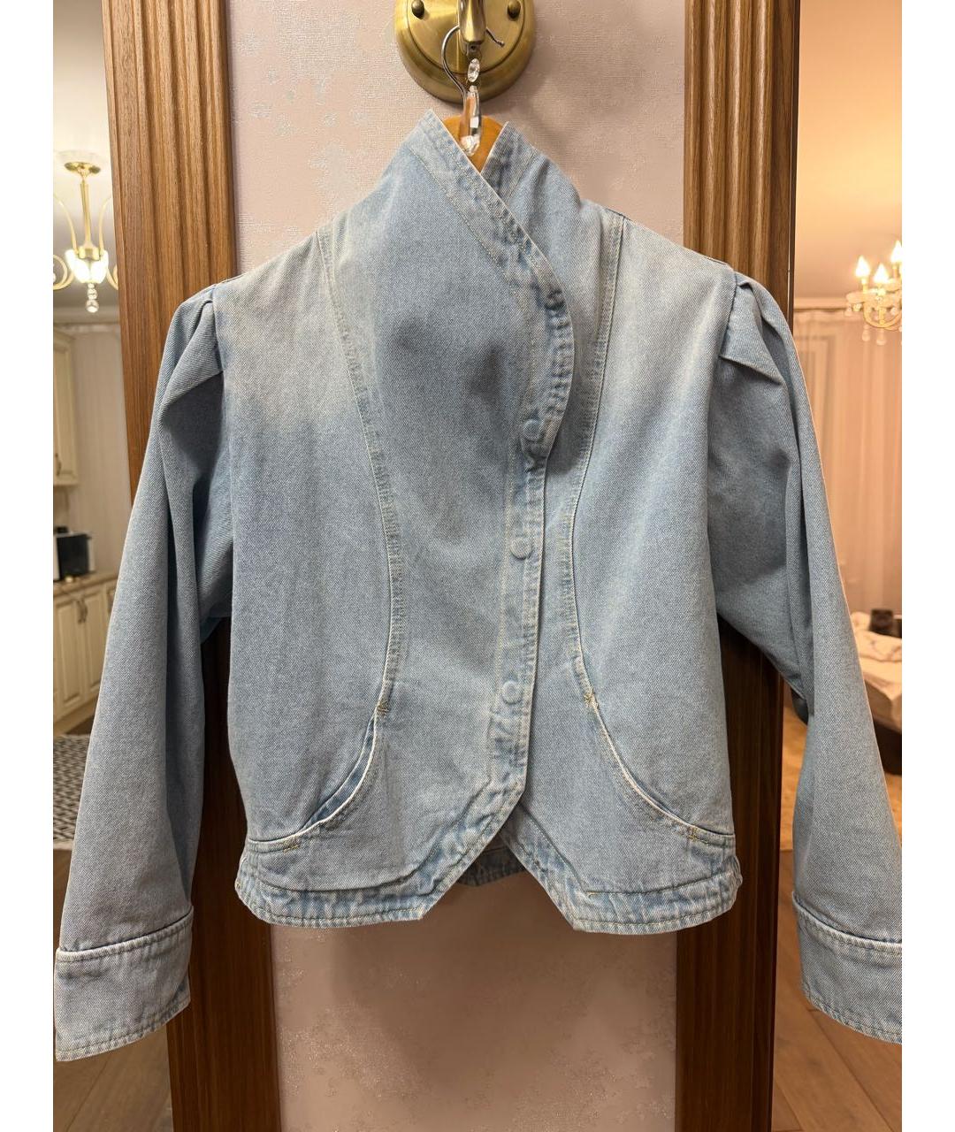 ISABEL MARANT ETOILE Голубая деним куртка, фото 3