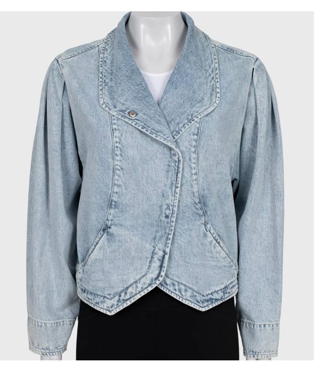 ISABEL MARANT ETOILE Голубая деним куртка, фото 8