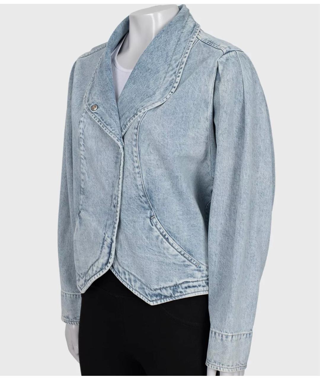 ISABEL MARANT ETOILE Голубая деним куртка, фото 7
