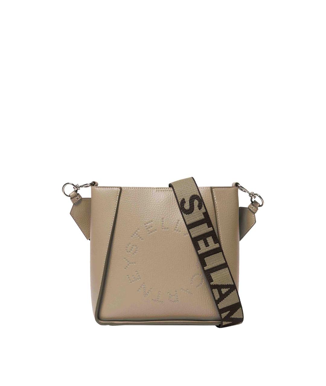 STELLA MCCARTNEY Бежевая сумка через плечо из искусственной кожи, фото 1