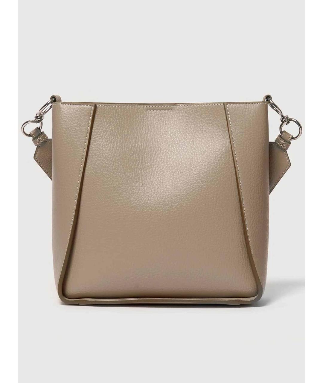 STELLA MCCARTNEY Бежевая сумка через плечо из искусственной кожи, фото 4