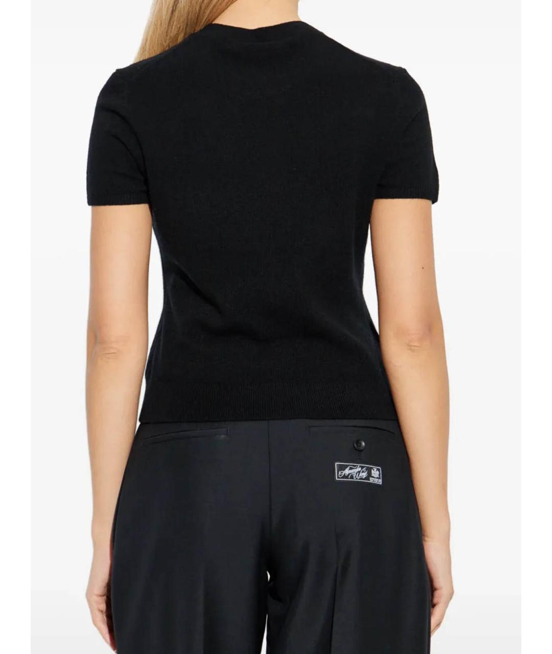 ALEXANDER WANG Черная полиэстеровая футболка, фото 3