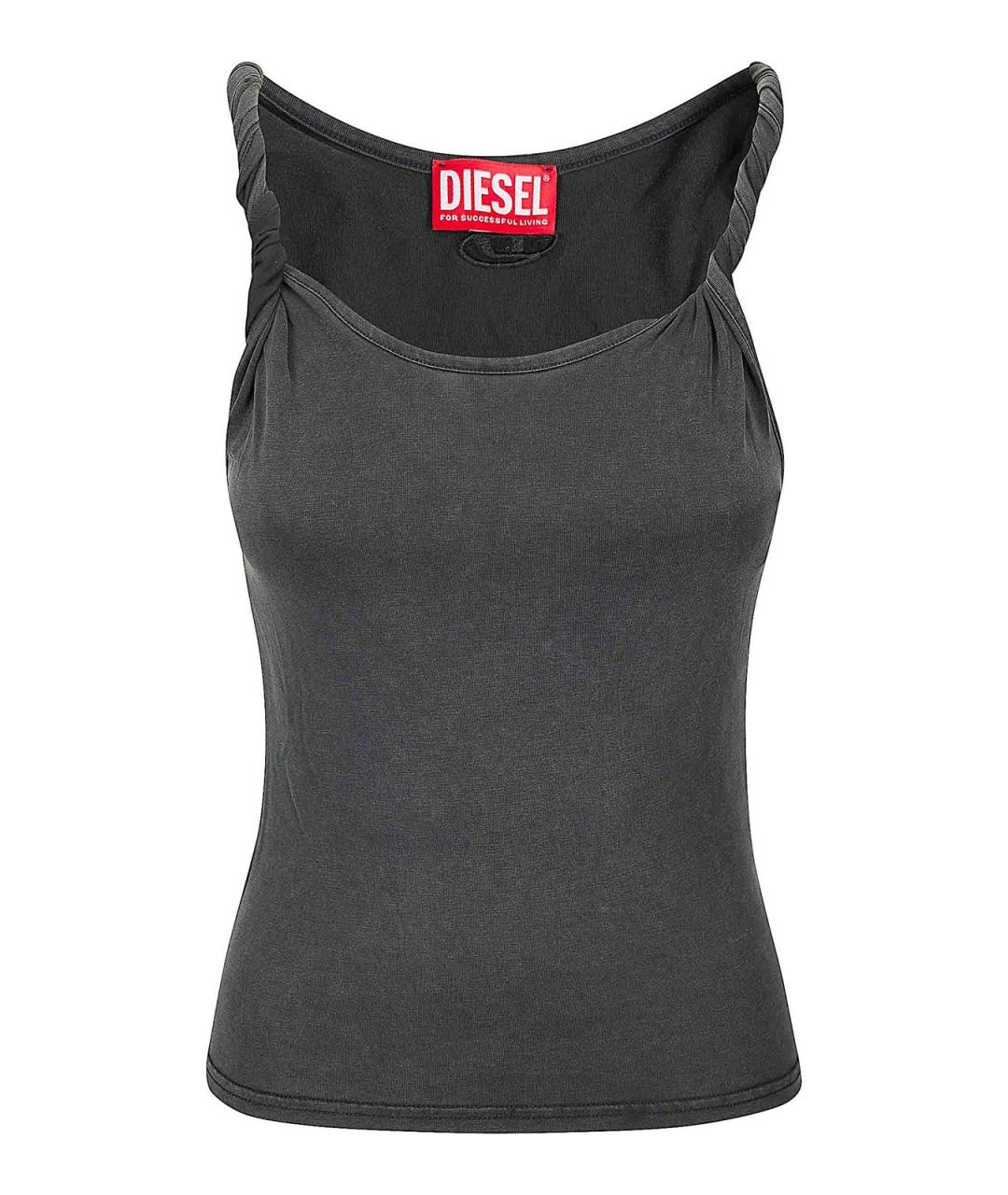 DIESEL Черная майка, фото 1
