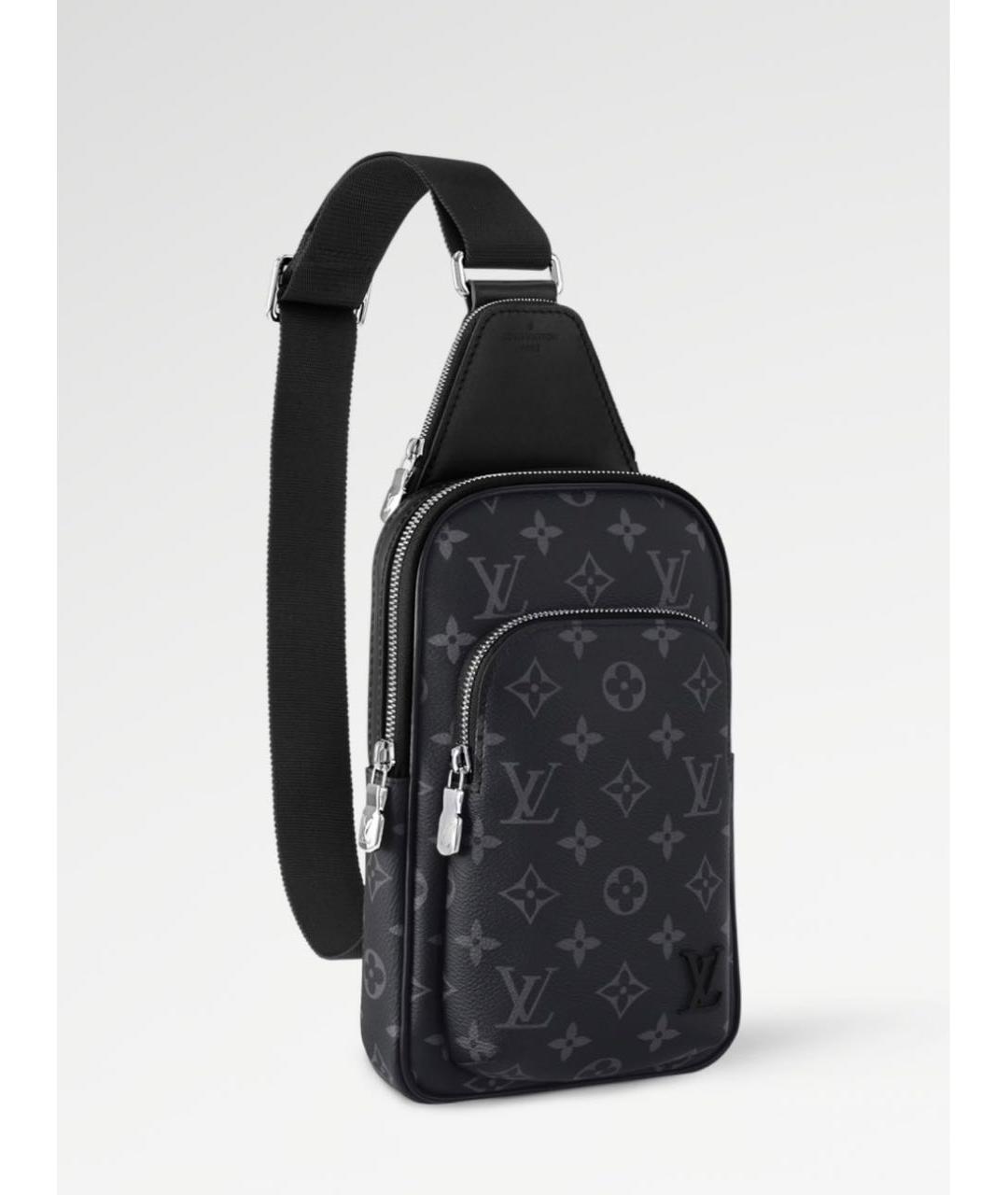 LOUIS VUITTON Черная сумка на плечо, фото 9