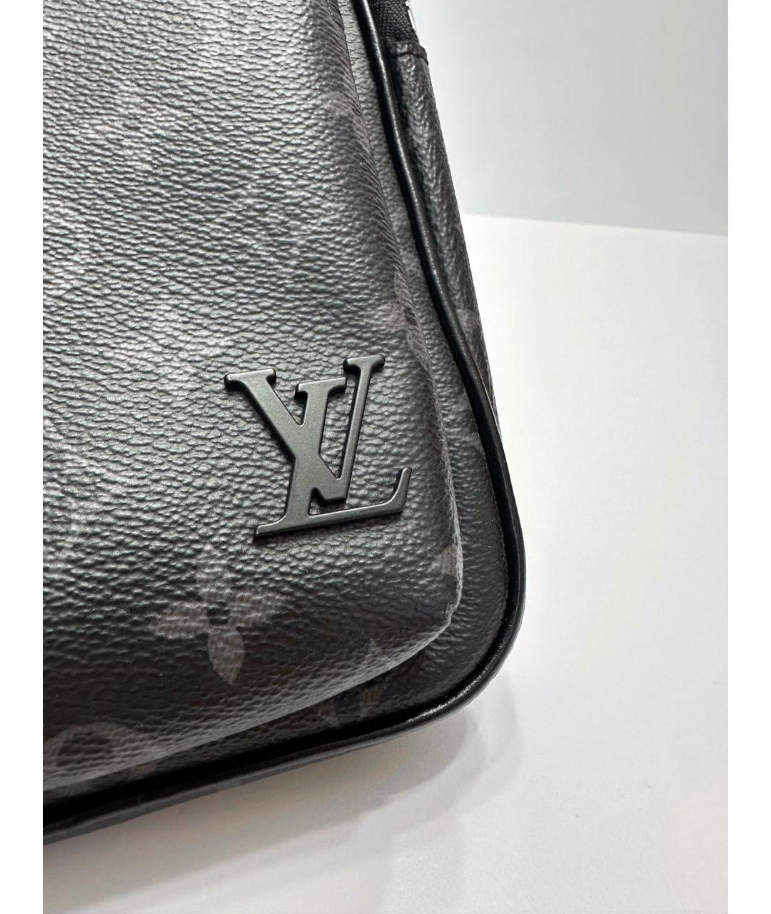 LOUIS VUITTON Черная сумка на плечо, фото 4