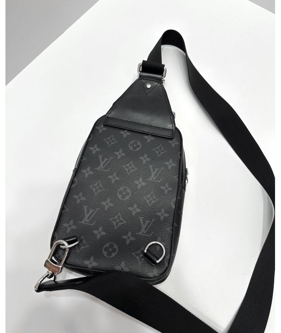 LOUIS VUITTON Черная сумка на плечо, фото 3