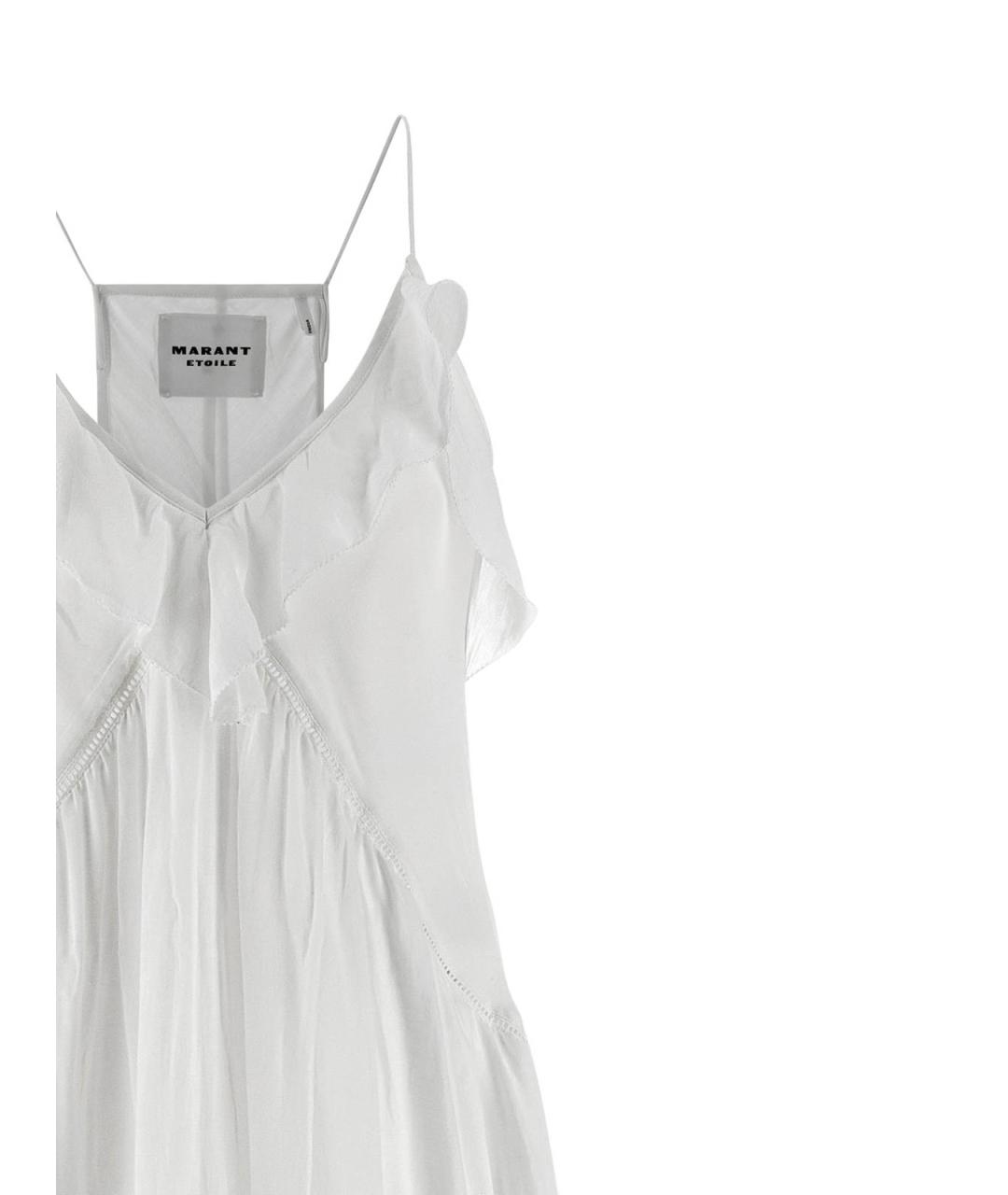 ISABEL MARANT Белое хлопковое повседневное платье, фото 3