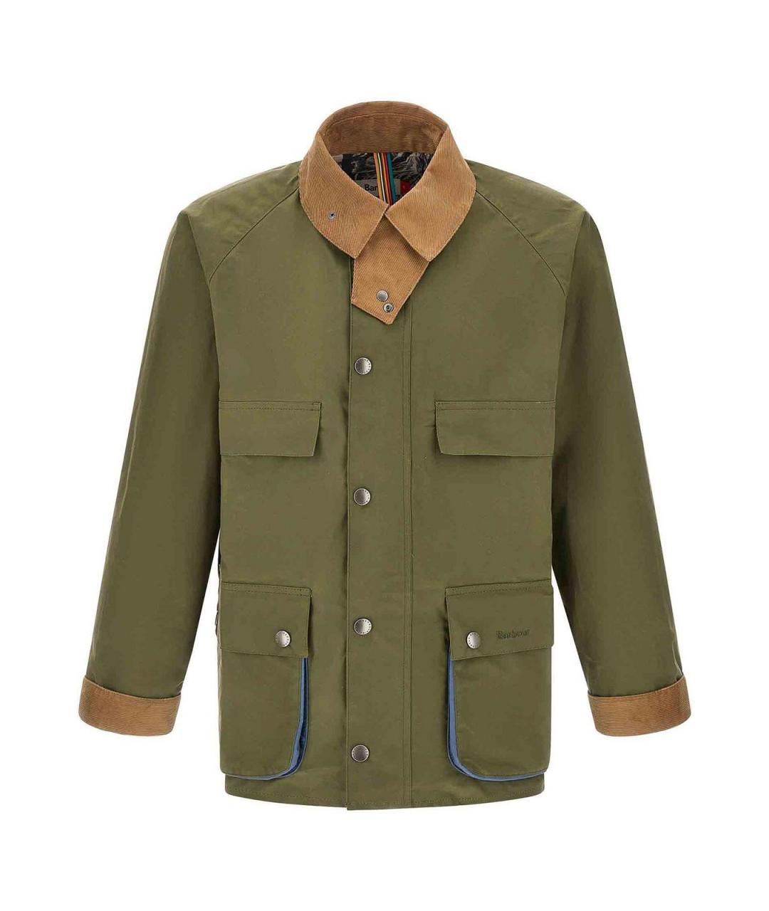 BARBOUR Зеленая хлопковая кэжуал рубашка, фото 1